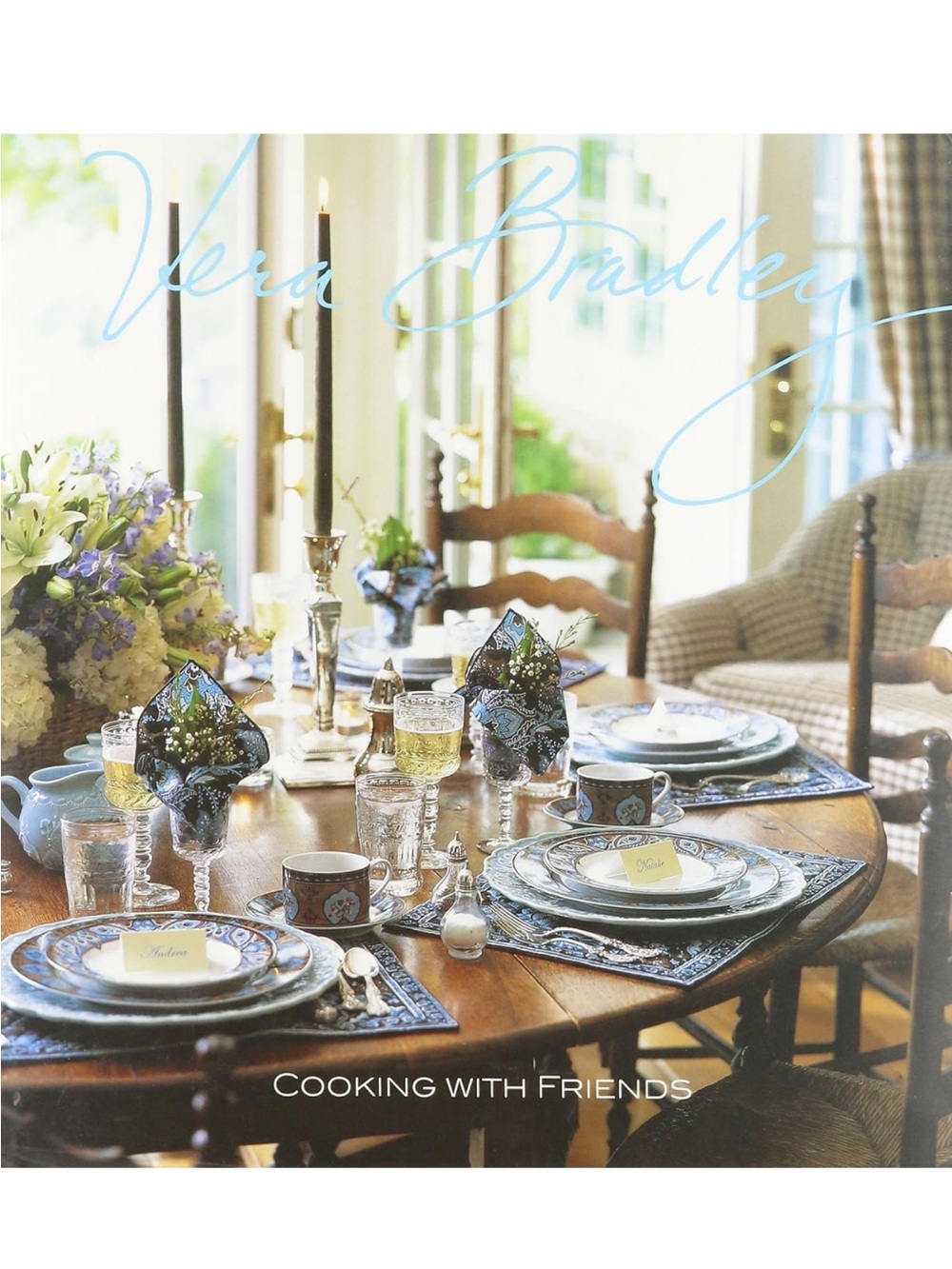 NEW Vera Bradley Cooking With Friends coffee table book. Sealed. Recipes.